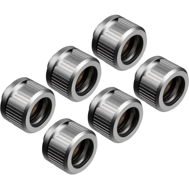 EK-Quantum Torque HTC 14 - 6er-Pack Satin Titan (3831109824573)