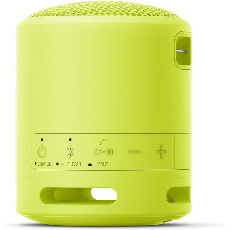 Sony SRS-XB13 Bluetooth-Lautsprecher, tragbar, Extra Bass, 16 Stunden Akkulaufzeit, wasserfest (IP67), Gelb – Bild 3