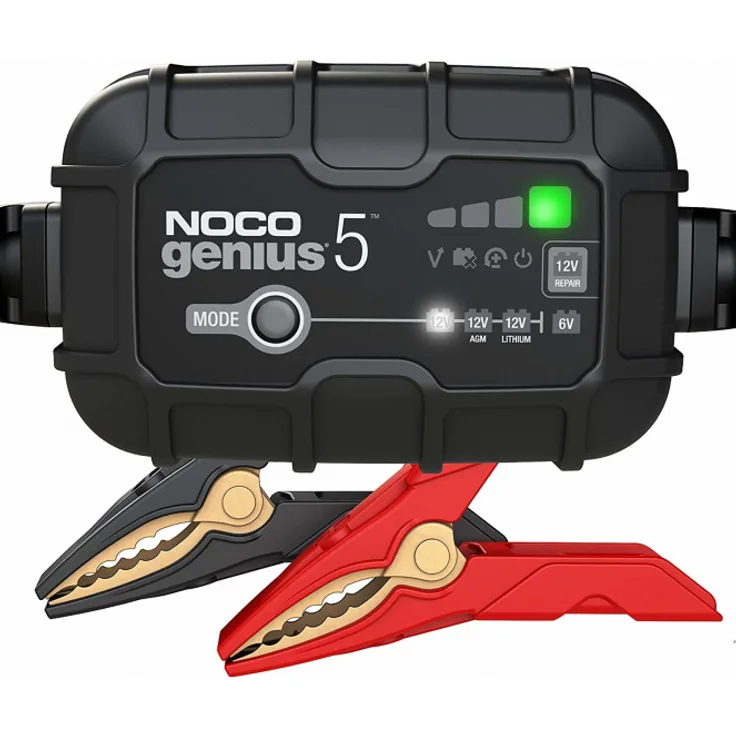 batterieladegerät Genius56-12V 5A 16 x 7 cm schwarz