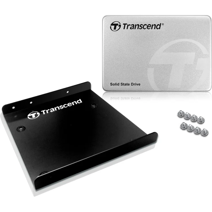 Transcend SSD370S - Solid-State-Disk - 512 GB - intern - 2.5 Zoll (6.4 cm) - SATA 6Gb/s (TS512GSSD370S) – Bild 2