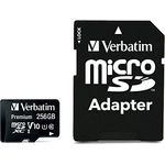 Verbatim microSDXC 256GB Class 10 UHS-I incl Adapter