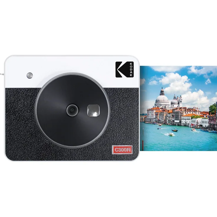 Kodak Mini Shot Combo 3 Retro - C300R White