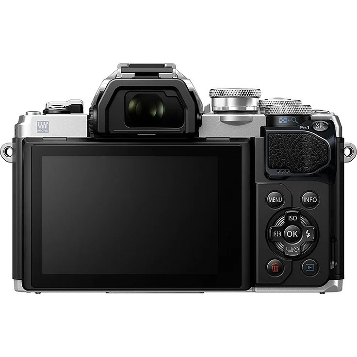 Olympus OM-D E-M10 Mark III Micro Four Thirds Systemkamera, 16 Megapixel, Bildstabilisator, elektronischer Sucher, 4K-Video, silber – Bild 4