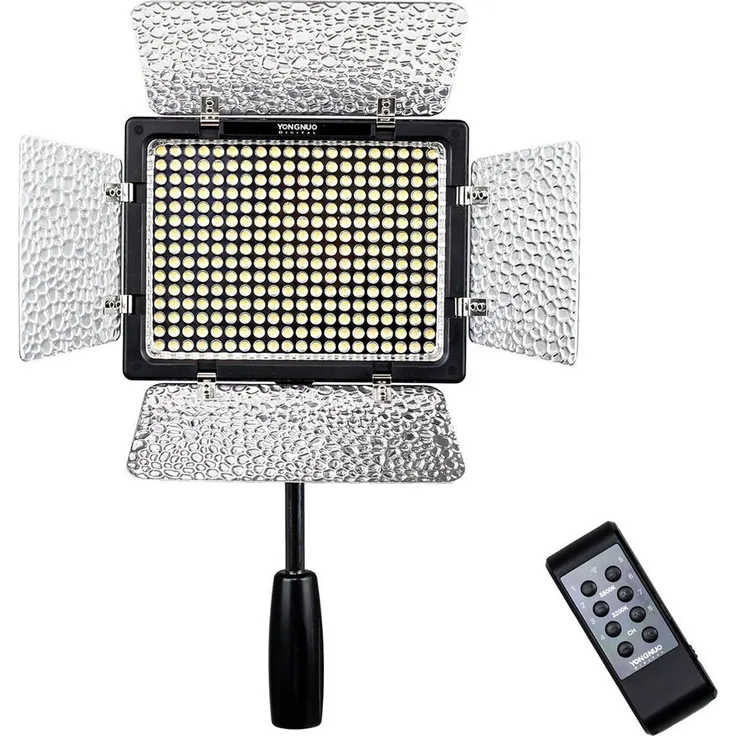 YONGNUO YN-300 III Kamera LED-Videoleuchte Verstellbare Farbe Temperatur 3200K-5500K fure Canon Nikon DSLR Olympus Pentax Samsung Sony mit IR-Fernbedienung Telefon Betrieb