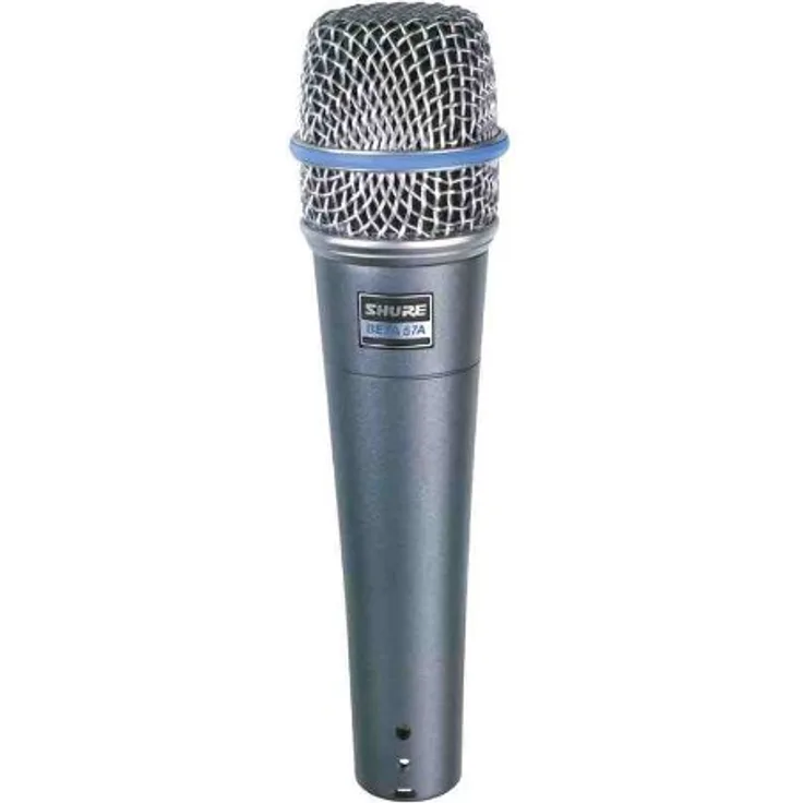 Shure BETA 57A Dynamisches Instrumentenmikrofon mit Supernierencharakteristik für professionelle Beschallung & Studioaufnahmen