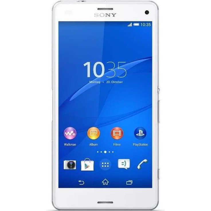 Sony Xperia Z3 Compact Smartphone 11,68cm (4,6 Zoll) IPS-Display, 16GB interner Speicher, 2GB RAM, Android, Weiß