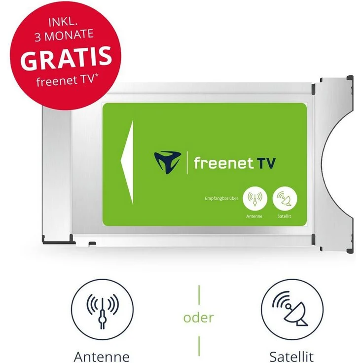 freenet TV 89001 CI+ TV Modul für Antenne DVB-T2 HD, mit 3 Monaten  – Bild 5