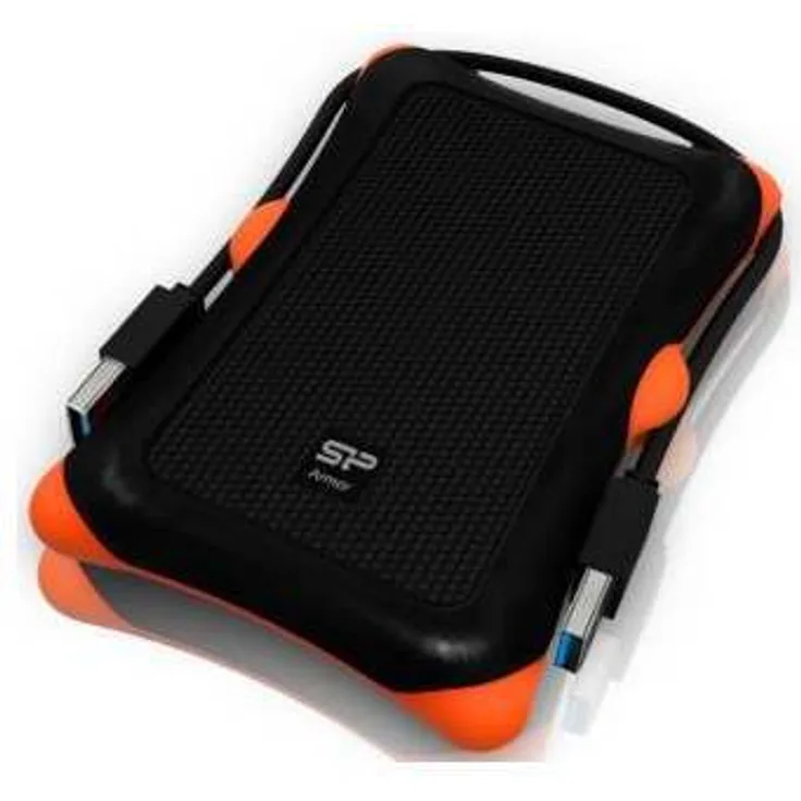 SILICON POWER Armor A30 - Festplatte - 2 TB - extern (tragbar) - 2.5 Zoll (6.4 cm) - USB 3.0 - Schwarz (SP020TBPHDA30S3K)
