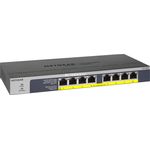 Netgear GS108PP 8-Port Gigabit Ethernet LAN PoE Switch Unmanaged (mit 8x PoE+ 123W erweiterbar, Desktop- oder Rack-Montage mit ProSAFE Lifetime-)