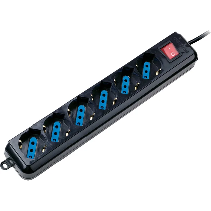 Ewent 6-Fach Steckdosenleiste für USV Kaltgerätestecker (C14), PC-Leiste