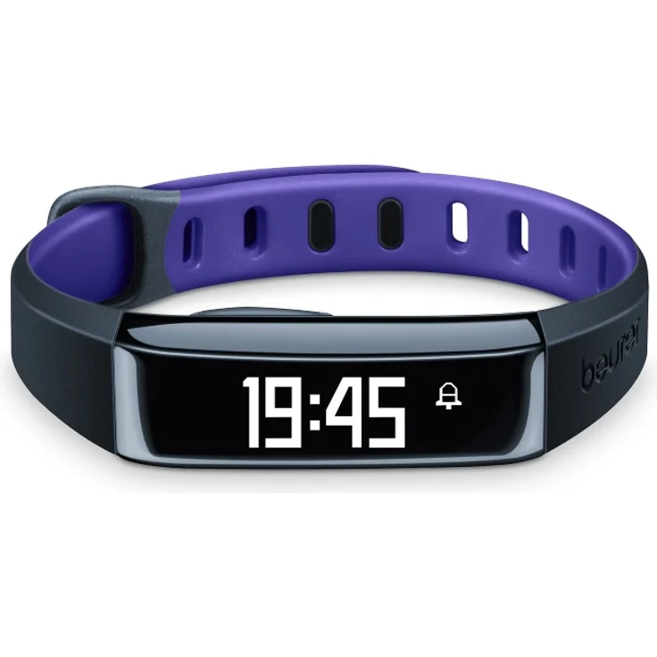 Beurer AS 80 C Aktivitätssensor Violet, Messung Anzahl der Schritte, zurückgelegte Strecke, Kalorienverbrauch, Schlafanalyse, mit Bluetooth 4.0 und er HealthManager App – Bild 1