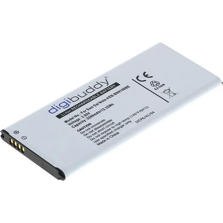 digibuddy Akku für SAMSUNG SM-N910 Galaxy Note 4
