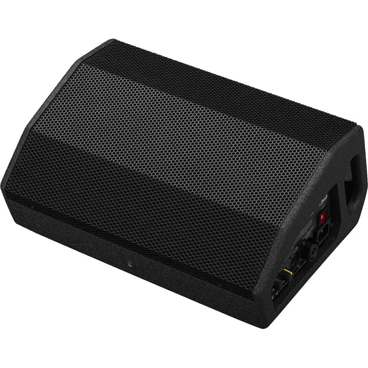 IMG STAGELINE FLAT-M200 aktive PA-Bühnenmonitorbox, kompaktes und flaches Fullrange-System inkl. Class-D-Verstärkersystem, 300 Watt, in Schwarz