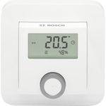 Bosch Smart Home Raumthermostat für Fußbodenheizungen mit kabelgebundener Steuerung, 24 V, kompatibel mit Google Assistant und Alexa, weiß (8750001004)