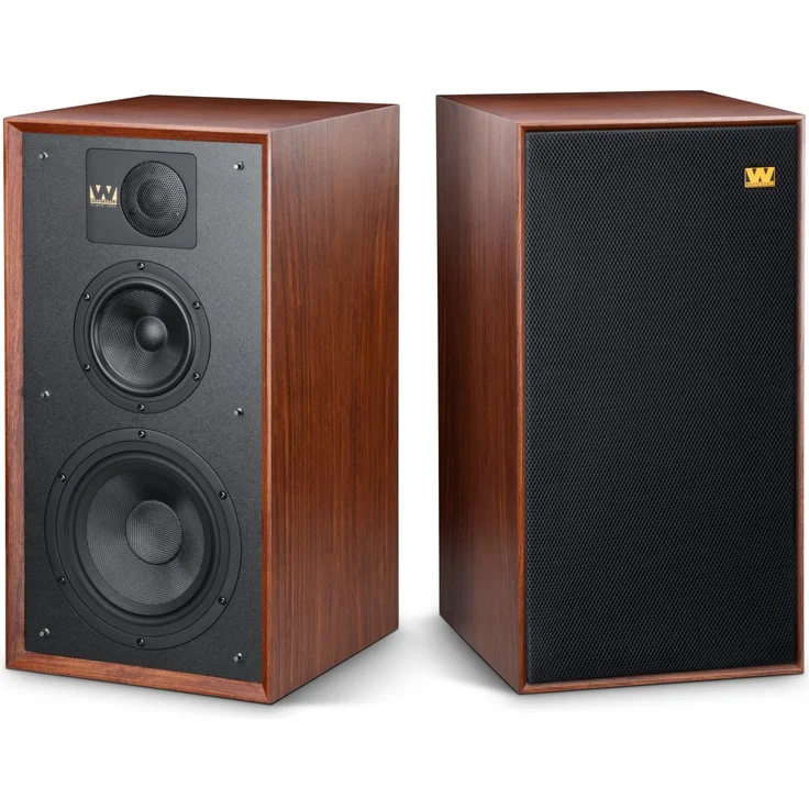 Wharfedale Linton 85th Anniversary Mahagony Red Regallautsprecher – Bild 1