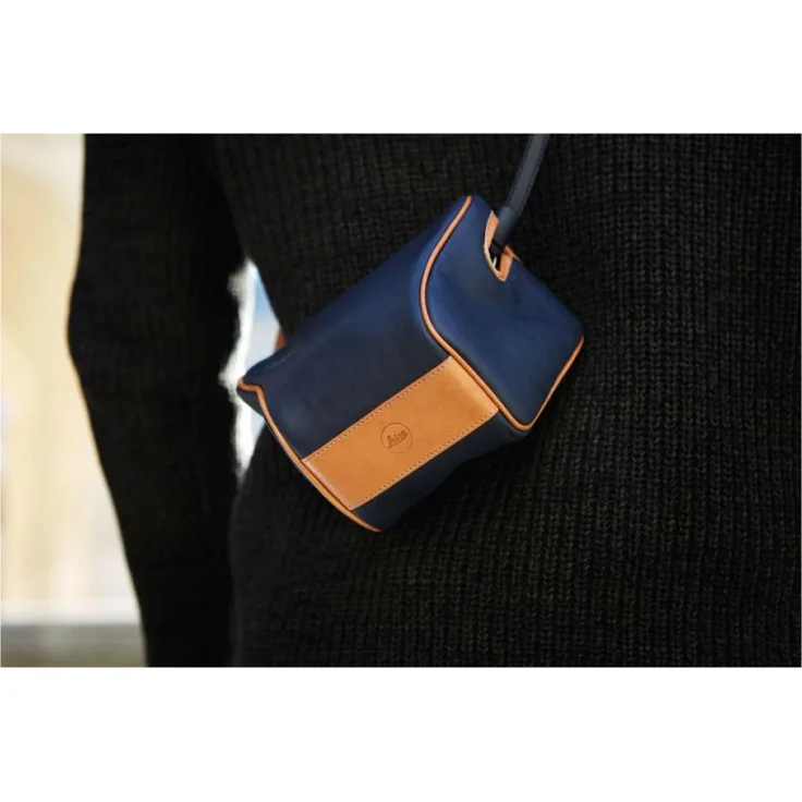 Leica Ettas Pouch coated canvas midnight-blue