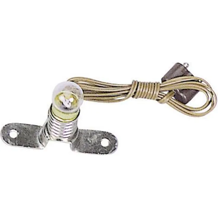 Kahlert Licht 60895 Beleuchtung mit Metallsteg Klar E10 3.5V