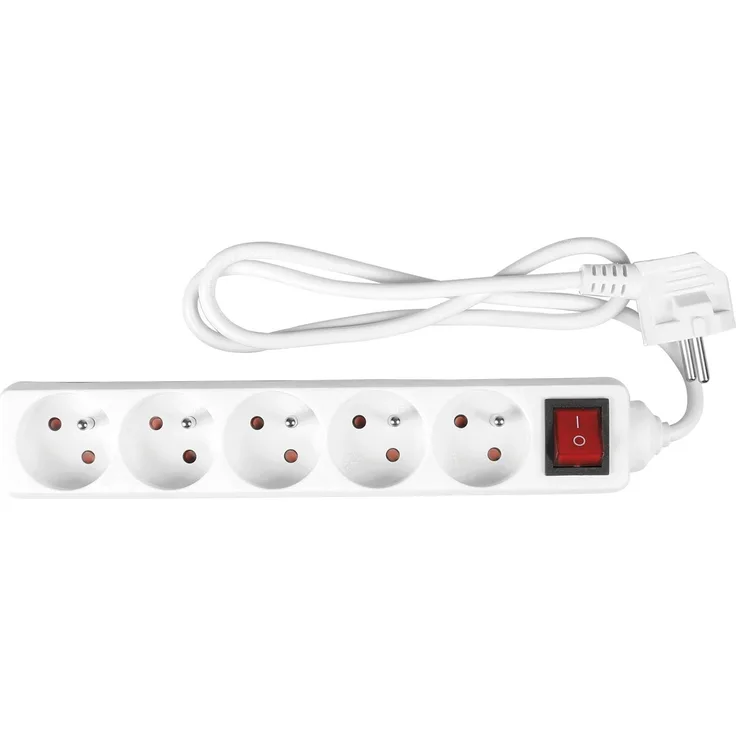 Expert Line 486971 Steckdosenleiste mit 5 Steckdosen und Schalter