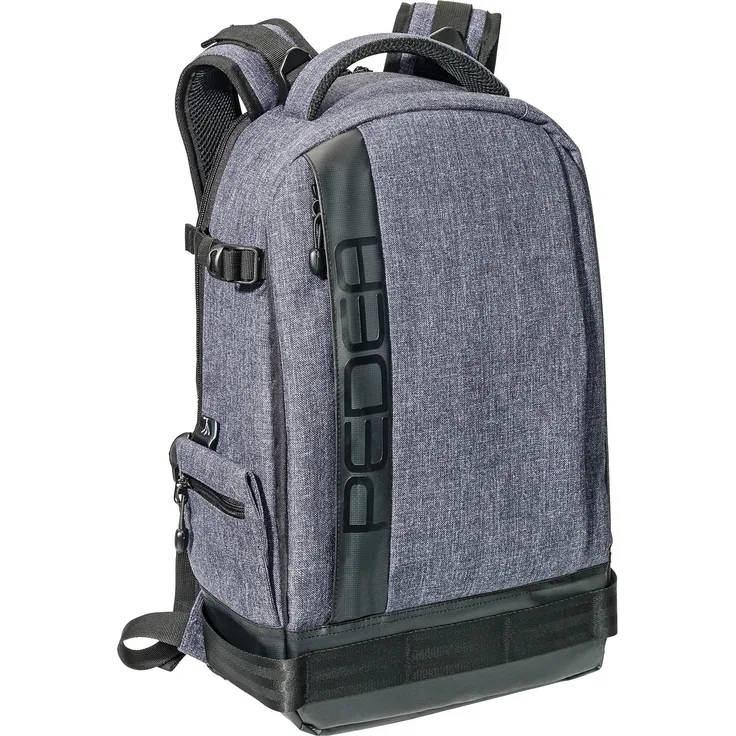 PEDEA DSLR-Kamerarucksack Fashion Fotorucksack für Spiegelreflexkameras mit wasserdichtem Regenschutz und Variabler Inneneinteilung (Rucksack, grau)