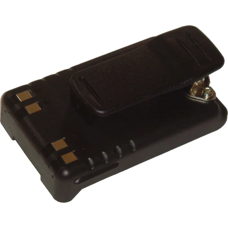 VHBW Akku mit Gürtelclip, geeignet für Funkgerät, Walkie Talkie Icom IC-60V, IC-E85, IC-F50, IC-F50V, IC-F51, IC-F51V, IC-F60, IC-F61, IC-F61V, IC-M87, IC-M88, IC-V85 1800 mAh, 7,4 V, Li-Ion