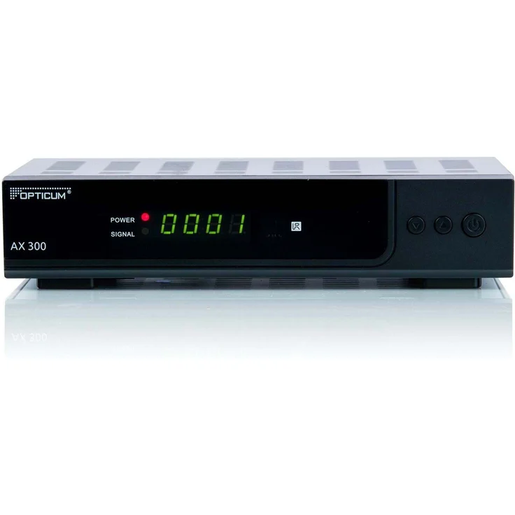 Opticum HD AX 300 DVB-S, HDMI, EPG, Aufnahmefunktion, schwarz – Bild 1