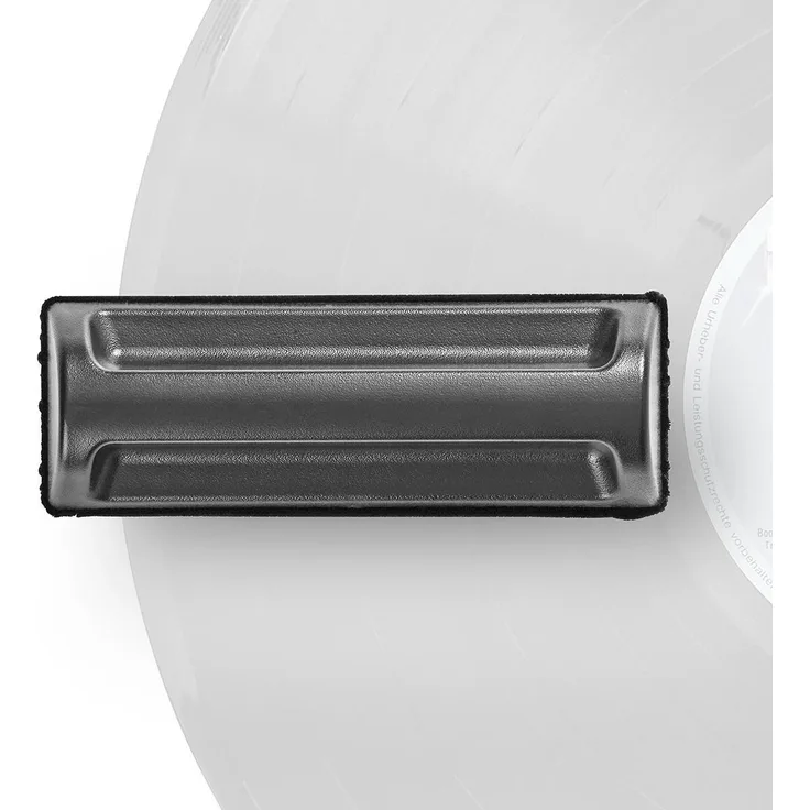 Reinigungsbürste für Schallplatten Antistatisch Griff Schwarz