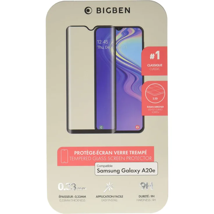 Bigben Connected Hartglas BBC 2, 5D Black Galaxy A20e