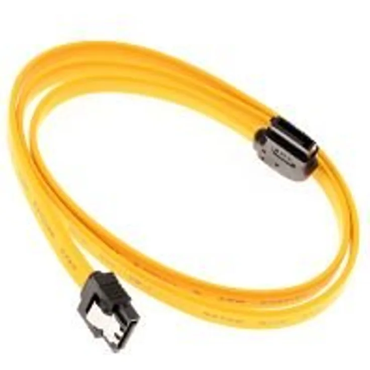 DeLock Kabel SATA 6Gb-s 70cm gelb li-ge Metall