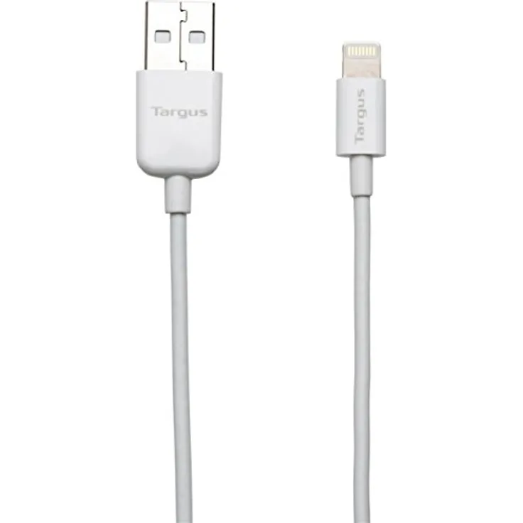 Targus - iPad-/iPhone-/iPod-Lade-/Datenkabel - Lightning / USB - USB Typ A, 4-polig (M) - Lightning (M) - 1,03 m - weiß - für Apple iPad Air, iPad Air 2, iPad mini, iPad mini 2, 3, iPad with Retina display (4th generation), iPhone 5, 5c, 5s, 6, 6 Plus, iP