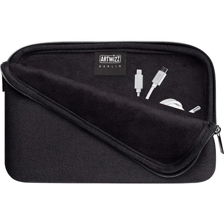 Artwizz Cable Sleeve, Neopren-Tasche für Kabel, schwarz