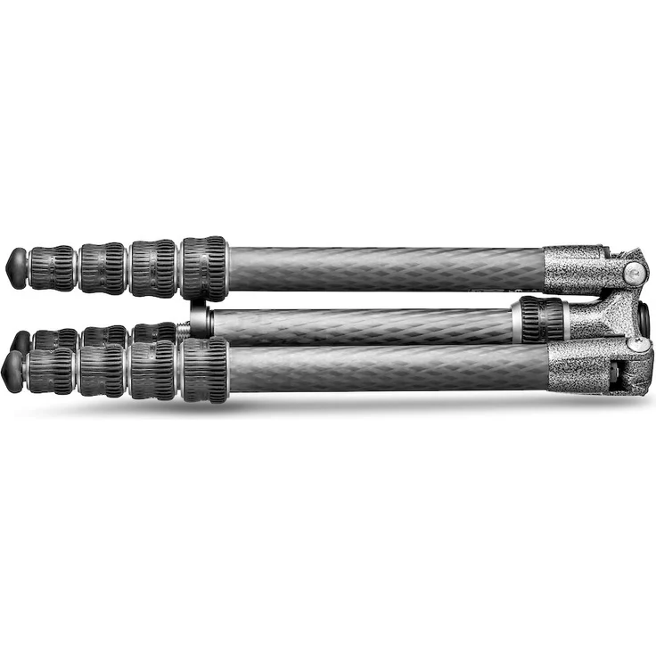 Gitzo GT1555T Traveler Stativ (kompakt, faltbar und leicht, kurze Säule für Aufnahmen auf Bodenhöhe inklusive Serie 1 - 5 Segmente) carbon – Bild 1
