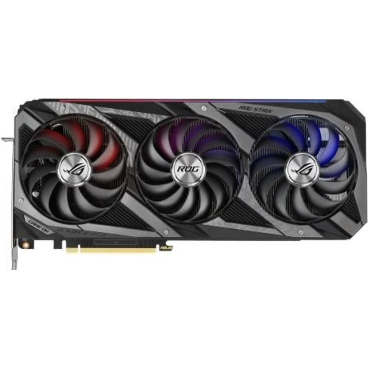 ASUS ROG Strix GeForce RTX 3070 TI 8GB OC Edition Gaming Grafikkarte (GDDR6 Speicher, PCIe 4.0, 2x HDMI 2.1, 3x DisplayPort 1.4a, 1x USB-C mit DisplayPort 1.4a, ROG-STRIX-RTX3070TI-O8G-GAMING – Bild 2