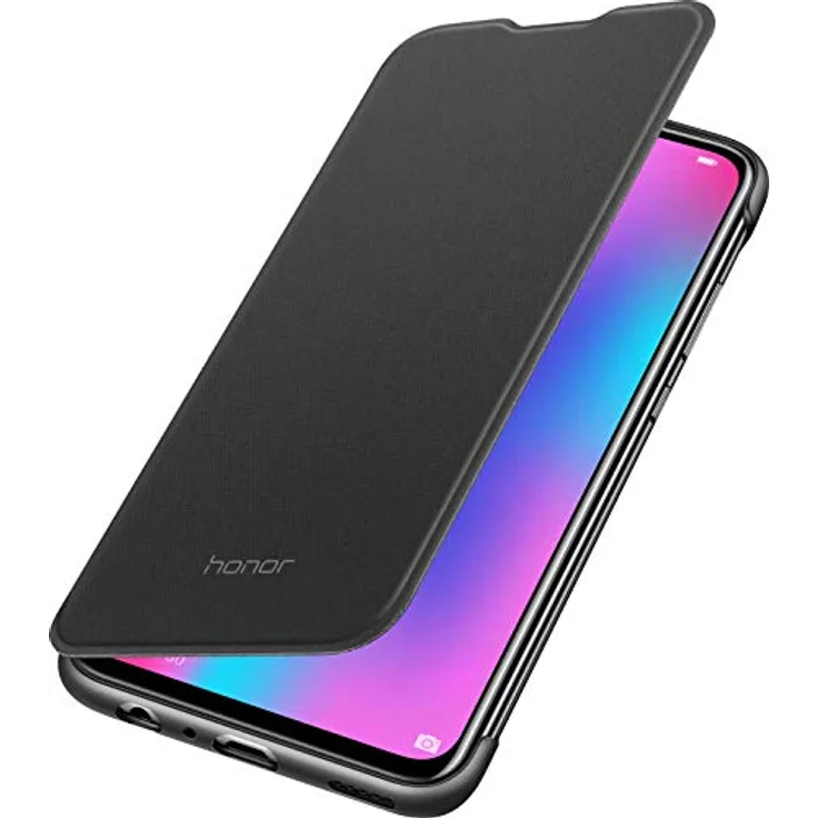 HONOR Schutzhülle, Klapp--Flipcover für 10 Lite, Schwarz