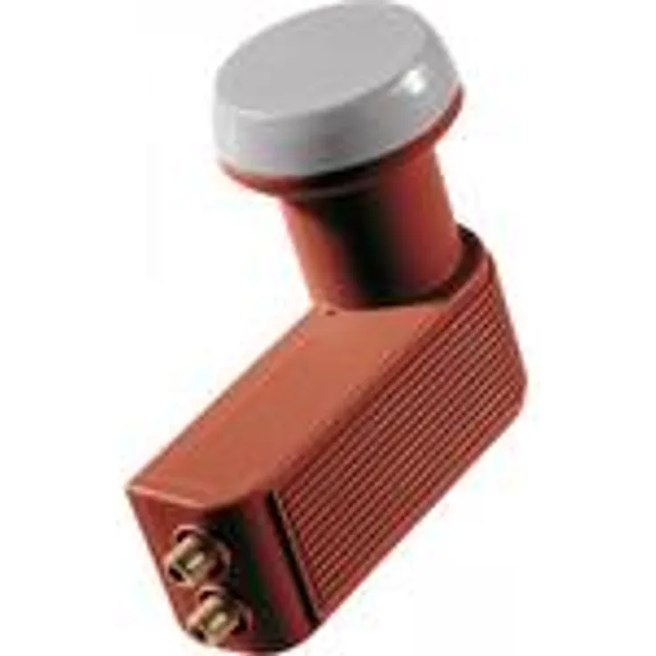 Schwaiger extrem hitzebeständig Sun Protect Twin-LNB Ziegelrot