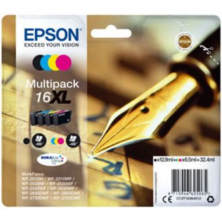 Epson C13T16364012 Schwarz, Gelb Tintenpatrone