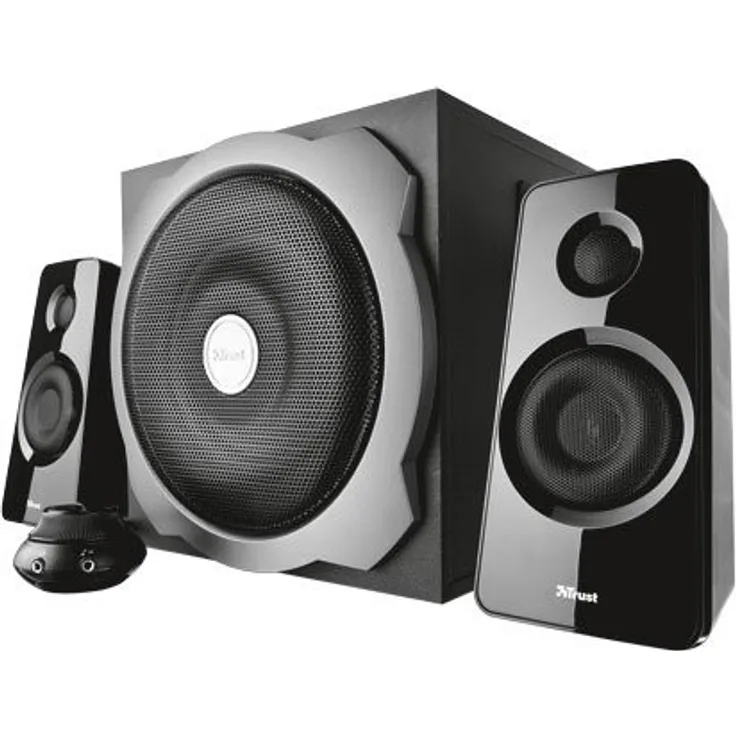 Trust Tytan 2.1 Speaker Set - PC luidspreker met subwoofer, 120 Watt, zwart