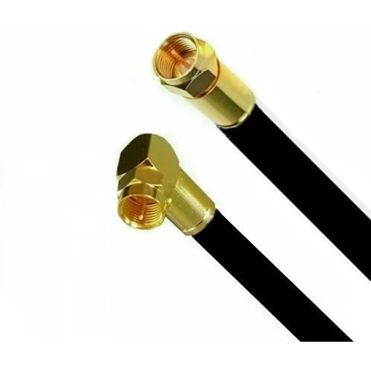 Fritz!Box Cable Vodafone Kabelanschluss Anschlusskabel High Quality 4K 8K HD Winkel - Gerade Schwarz 4m