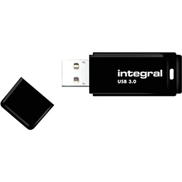 Integral 64 GB USB 3.0 Black Key mit fester Kappe
