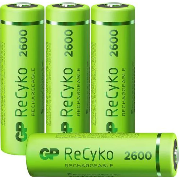 GP Batteries ReCyko+ HR06 Mignon (AA)-Akku NiMH 2600 mAh 1.2V 4St.