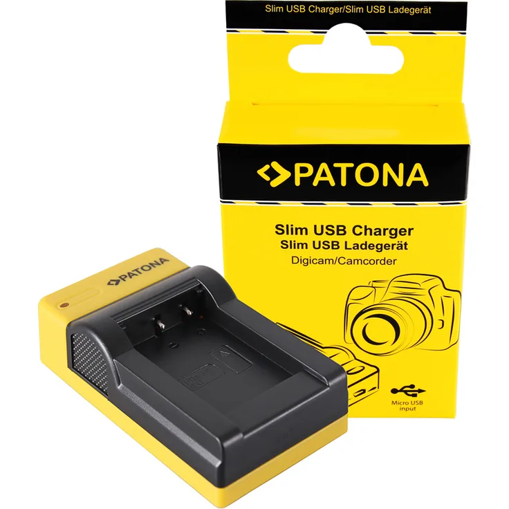 PATONA Slim Micro-USB Ladegerät f. Sony NP-BX1 BX BX1 NP-BX1 Cybershot DSC HX300 DSC HX50V DSC RX1