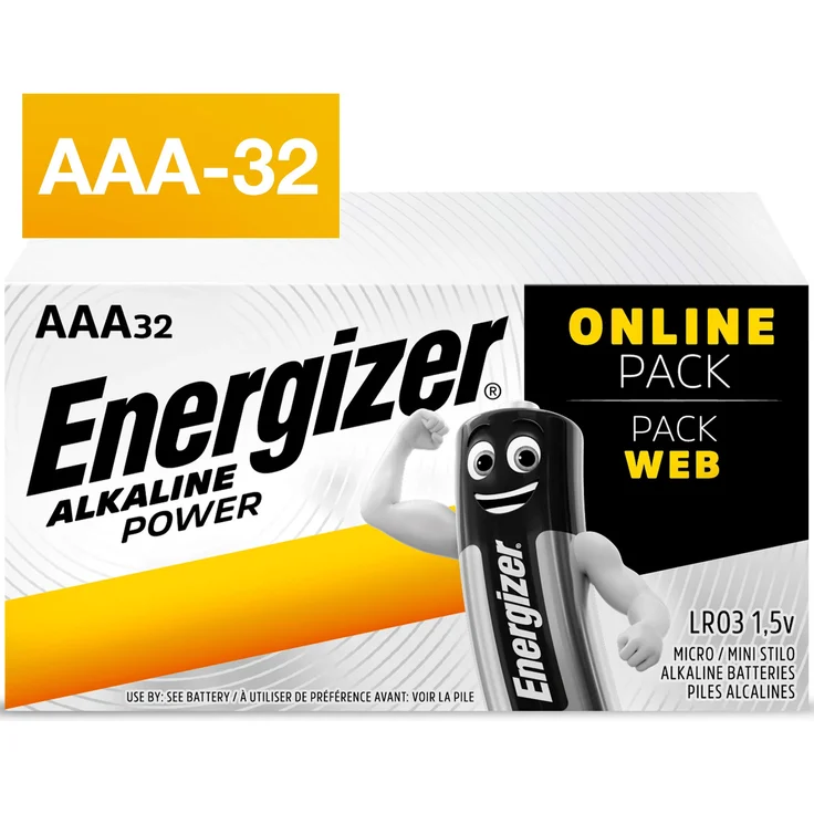 Energizer Batterien AAA, Alkaline Power, 32 Stück – Bild 1