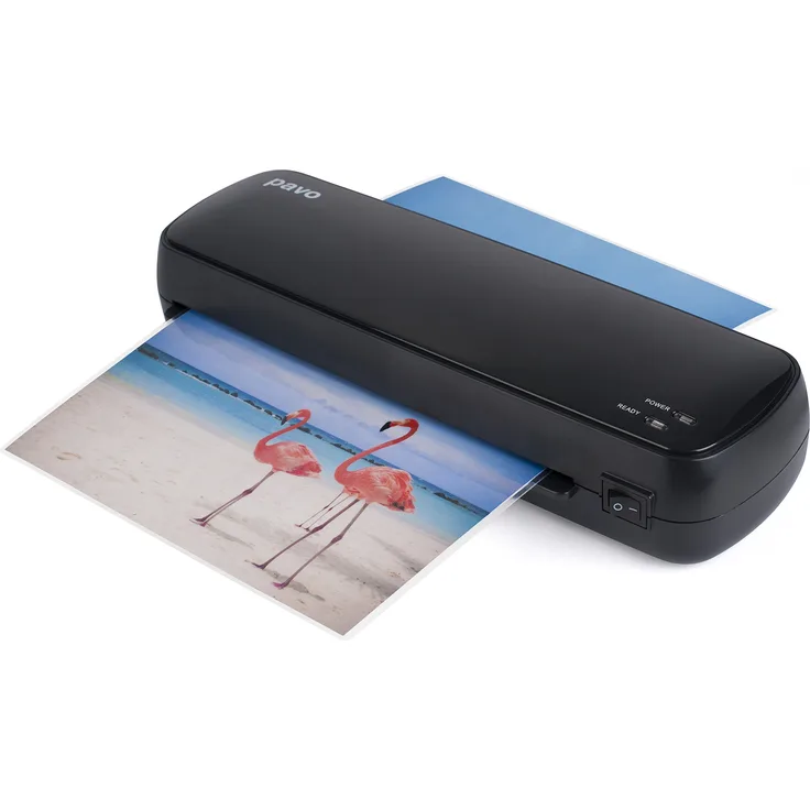 Pavo 8038718 Premium Florida Laminiergerät für Inklusiv 5-teiligem Laminierfolienset - -GS Zertifiziert, A4