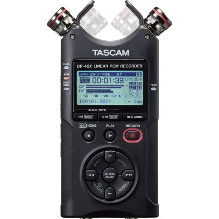 Tascam DR-40X Tragbarer Audio-Recorder mit 4 Strecken – Bild 1