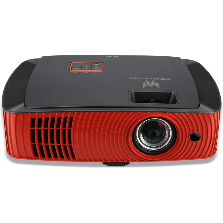 Acer Predator Z650 Heimkino-Beamer, DLP, Full HD (1920 x 1080), Kontrast 20000:1, 2200 ANSI-Lumen, Bildverhältnis 16:9, Bluetooth, schwarz/rot