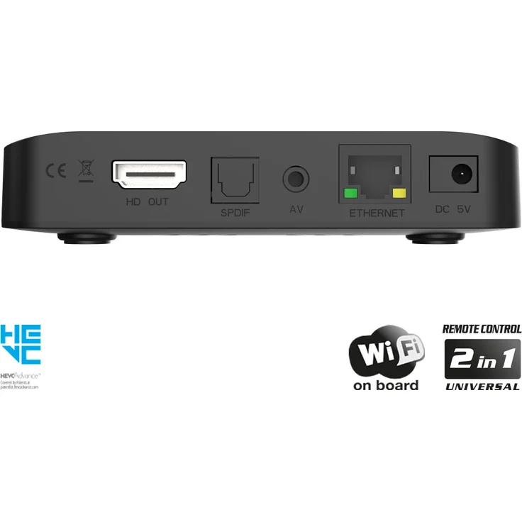 Edision ping Full-HD OTT/IPTV Box inkl, Wlan schwarz – Bild 3