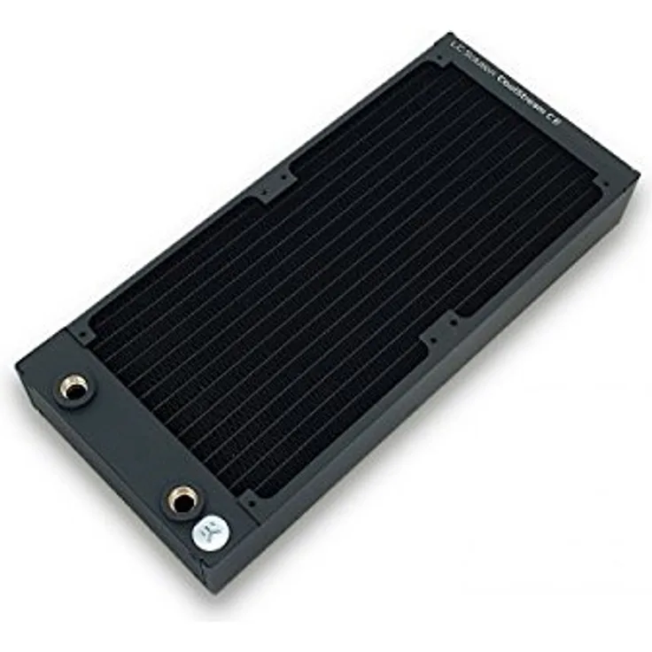 EK Water Blocks EK-CoolStream 280 (Dual) Schwarz - Hardwarekühlungszubehör (145 mm, 320 mm, 45 mm, 1,12 kg)