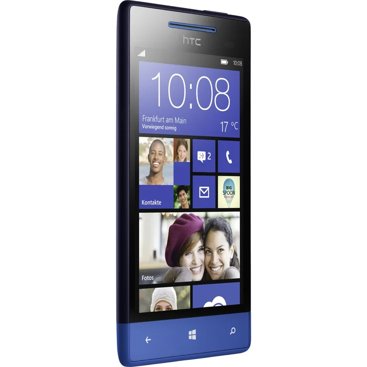 HTC Windows Phone 8S Smartphone 10,16cm Pixel (4 Zoll) LCD-Display, 4GB interner Speicher, 0,51GB RAM, Windows, Schwarz/Weiß – Bild 3