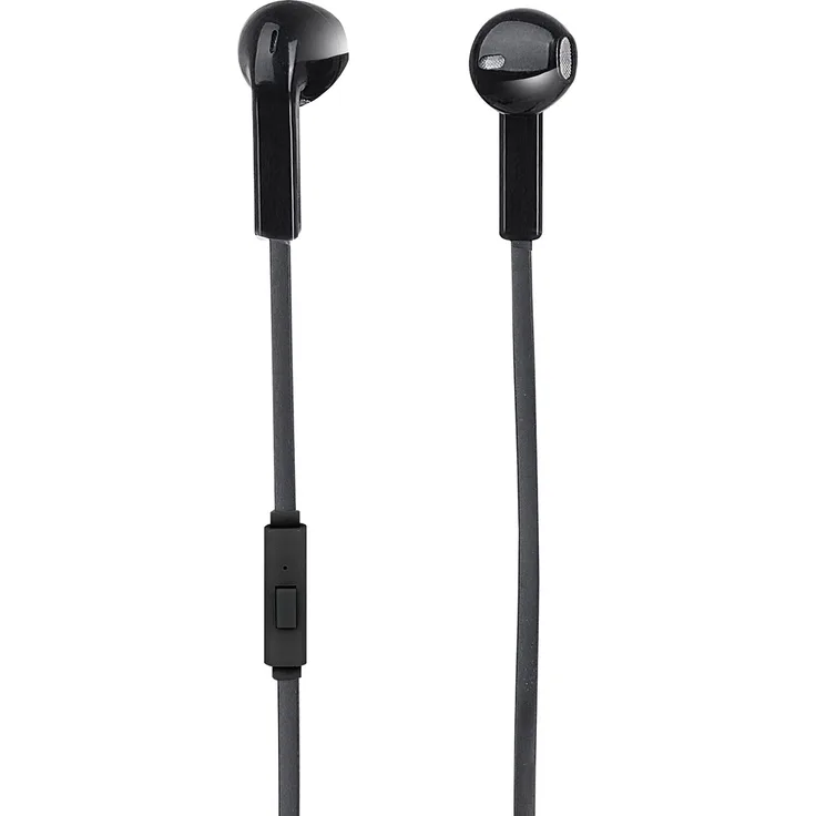 Trevi HMP 685 M Ergonomische Kopfhörer mit Mikrofon, kompatibel mit Smatphone, Schwarz