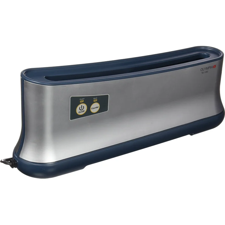 Olympia TB 1280 Thermobinder (Automatische Abschaltung, Schnelles Aufwärmen, Bis 200 Blatt, Bindegerät für Thermo-Bindemappen, Thermobindemaschine DIN A4 für Büro)