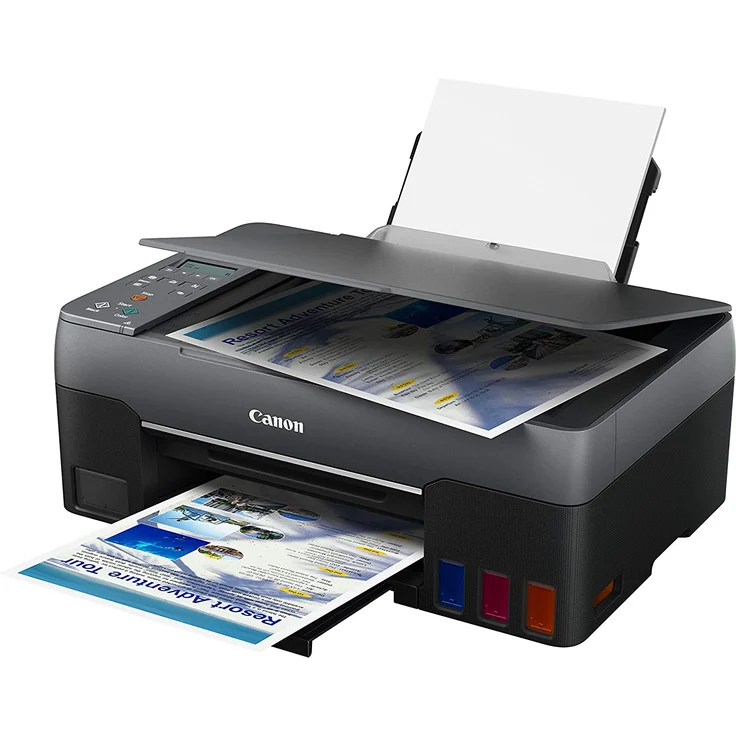Canon PIXMA G3560 (4-in-1) Multifunktionsdrucker - (Tintenstrahl) Farbe, Druckgeschwindigkeit: 10,8 s/w, 6 Farbe, Auflösung: 4800 x 1200, WLAN, AirPrint, Cloud Print. WiFi-Direct (4468C006) – Bild 2